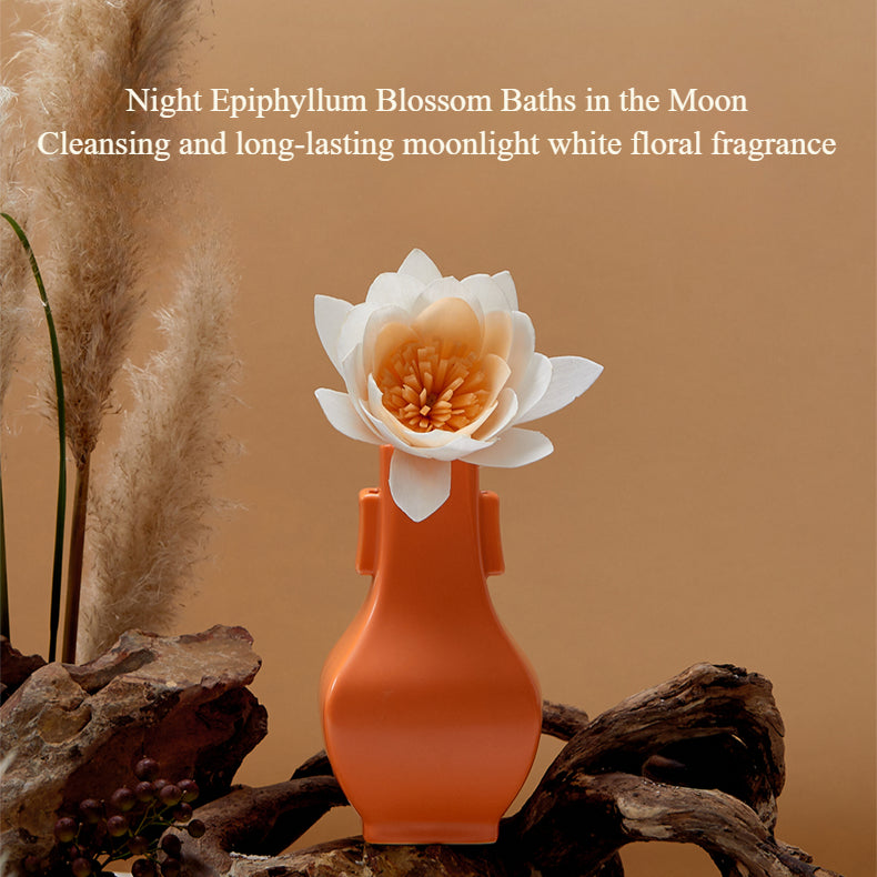 Solar Term Box Oriental Vase Flower Series Blooms with Intangible Cultural Heritage Aromatherapy Diffuser Plant Essential Oil