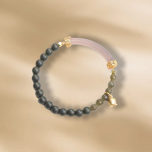 Natural and ancient Chinese herbal medicine incense blended beads bracelet