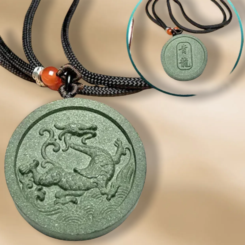 China's five great beasts Chinese herbal medicine incense plaque ancient handmade talisman body pendant tablet necklace