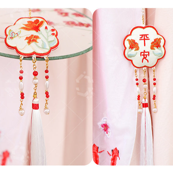 (Butterfly/Paper Kite) Chinese Herbal Medicine Double-sided Embroidered Sachet Handmade Neck Sachet