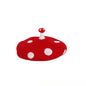 Parent-child model head small mushroom handmade wool felt beret