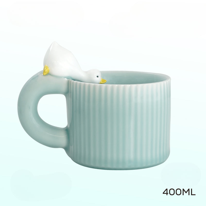 Drinking Duck Series Mug Ceramic Couple Mug Gift Box